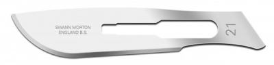 Scalpel Blades - Sterile Swann Morton (100 per box) Size 21 (Ref 0207)