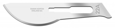 Scalpel Blades - Sterile Swann Morton (100 per box) Size 22A (Ref 0209)