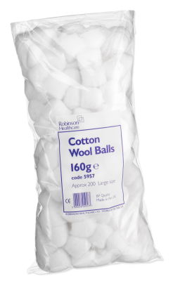 Cotton Wool Balls - Large (200 per pack)
