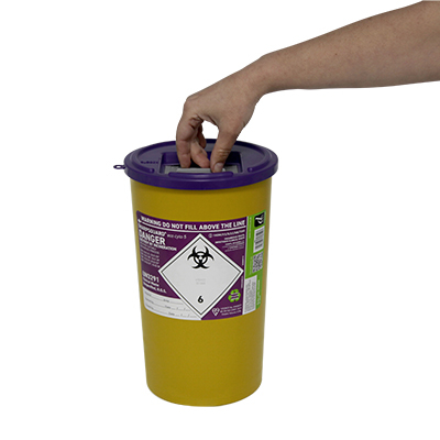 Sharps Bin - cyto range - 5 ltr