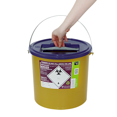 Sharps Bin - cyto range - 11.5 ltr