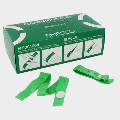 Tourniquets - Disposable Tournibutton (Timesco) X100