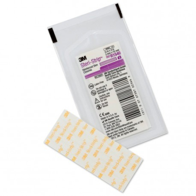 3M Steri-Strip - Reinforced Skin Closures 3mm x 75mm (5s) Purple x10 Packets (R1540)