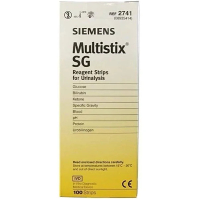 Diagnostic Test Strips - Multistix SG (x 100)