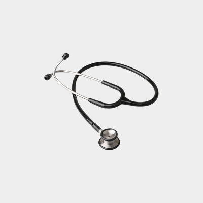 Stethoscope - Standard Deluxe Dual Head S/S (Professional) - Black