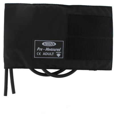 Blood Pressure Monitor - Velcro Cuff With Bladder - Accoson - Double Tube  - Standard Adult - 1321