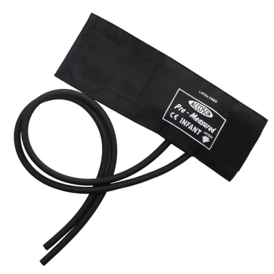 Blood Pressure Monitor Velcro Cuff With Bladder - Accoson - Double Tube - Infant - 1326
