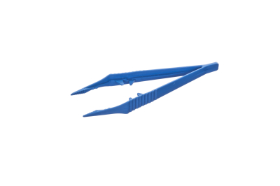 Forceps - Plastic Disposable (Griprite) - Sterile (Blue) x 100
