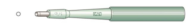 Biopsy Punch - Kai Disposable Stainless Steel - 2.5mm (BP-25F)