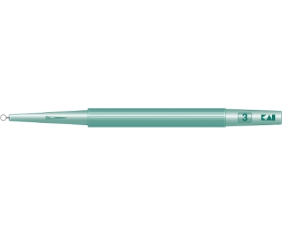 Ring Curettes - Kai Disposable Stainless Steel - 3mm (MK403)
