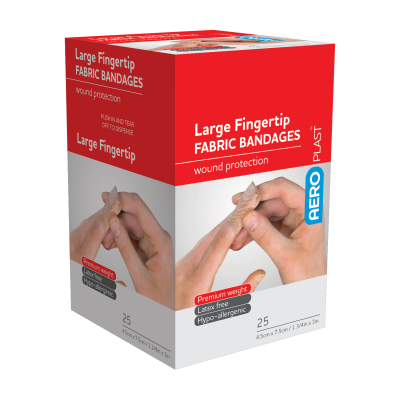 Plasters Fabric - Fingertip - 75x45mm	(x50)