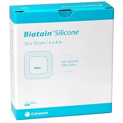Dressing - Biatain Silicone Adhesive 10x10cm