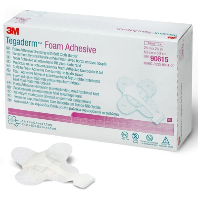 Dressings - Tegaderm Foam ADH 6.9x6.9cm