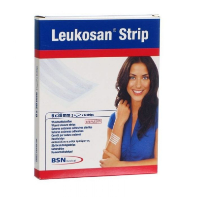 Leukosan Wound Closure Strips - 3mmx38mm (6x10) BSN