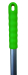 Mop/Broom Handle - Aluminium Hygiene 120cm - Green